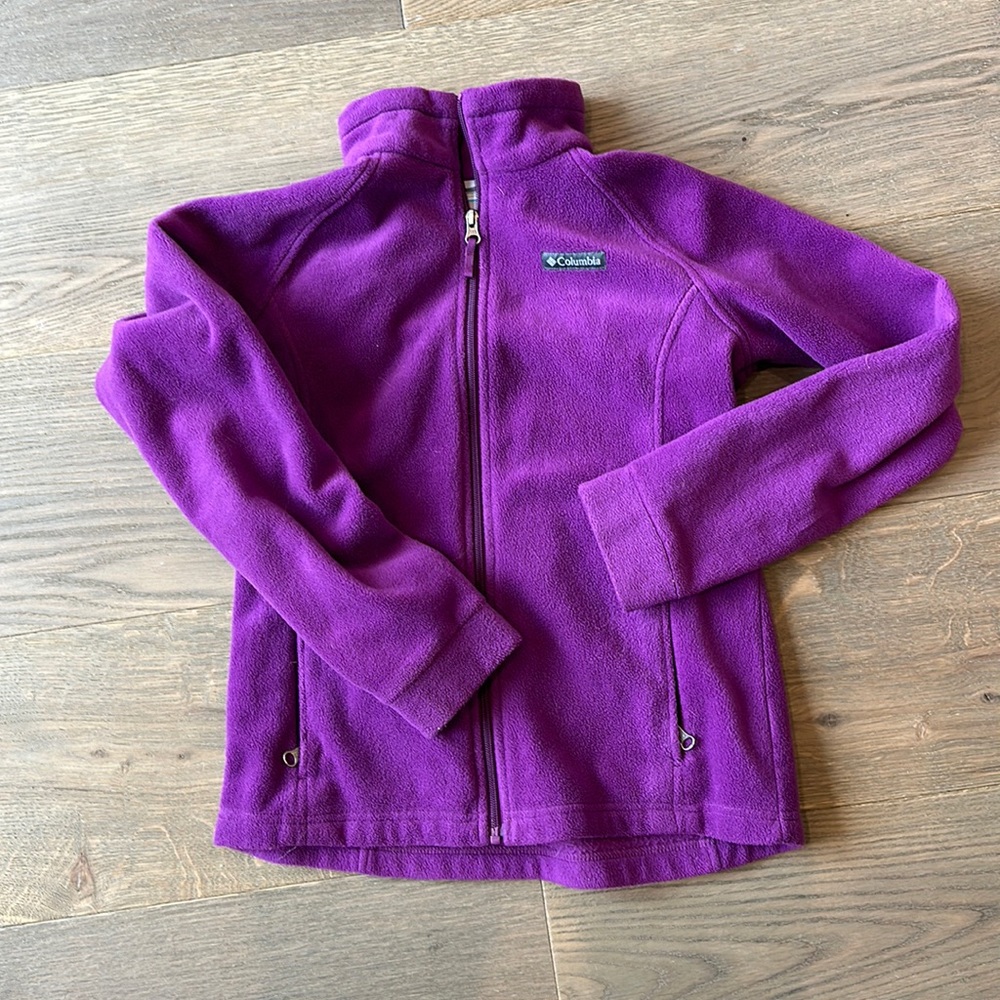 Purple Columbia fleece NWOT